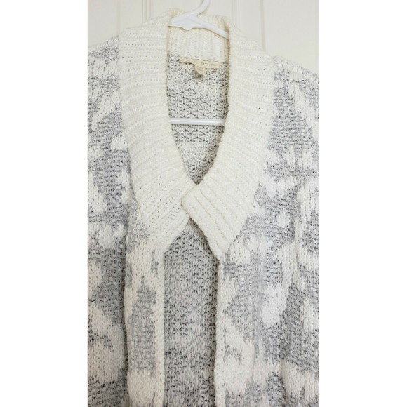 Eileen Fisher Large Duster Long Cardigan Sweater Organic Cotton - Picture 3 of 5